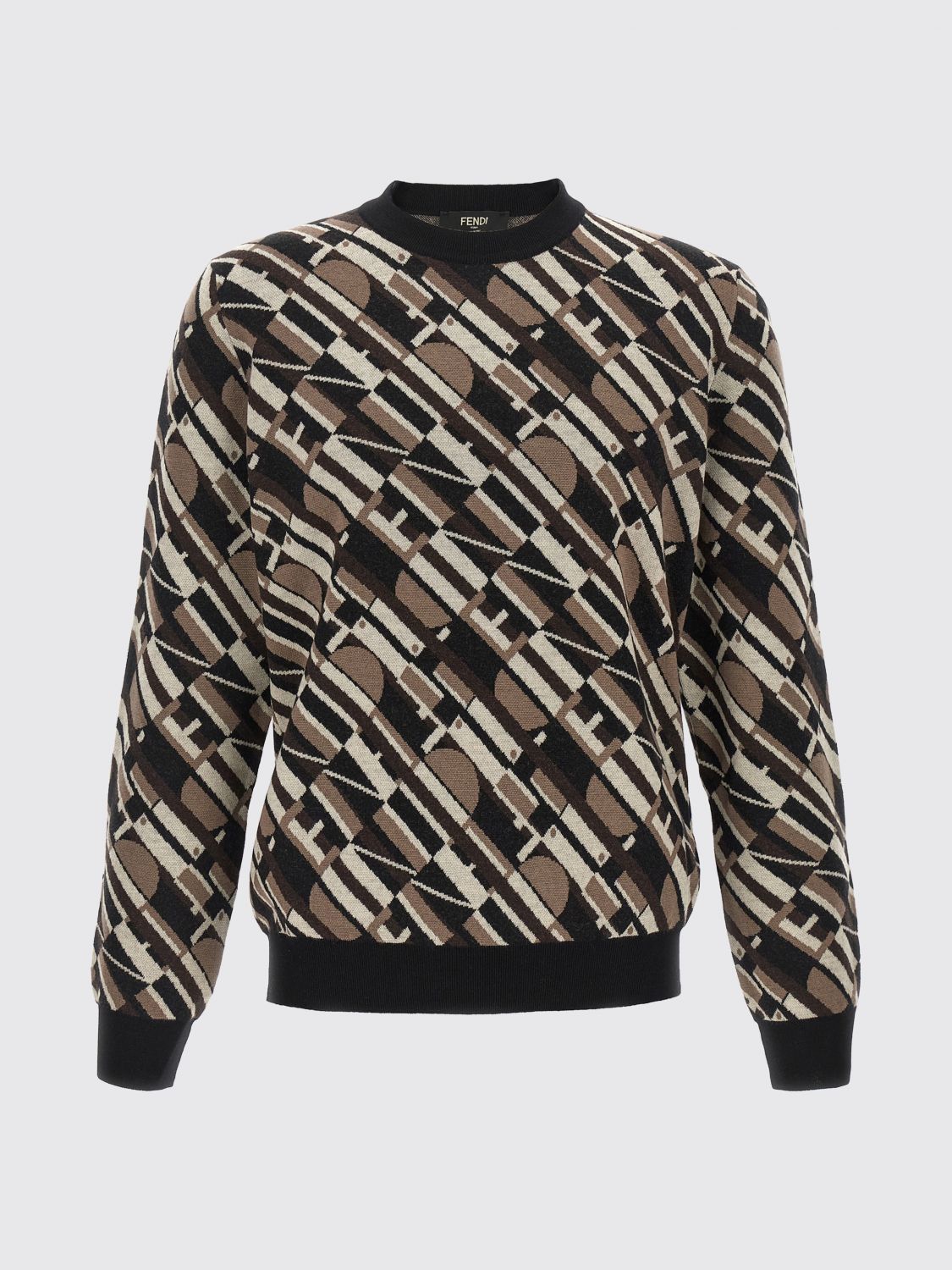 Fendi Fendi Sweater Men Multicolor Size US L / EU 52-54 / 3 - 1 Thumbnail