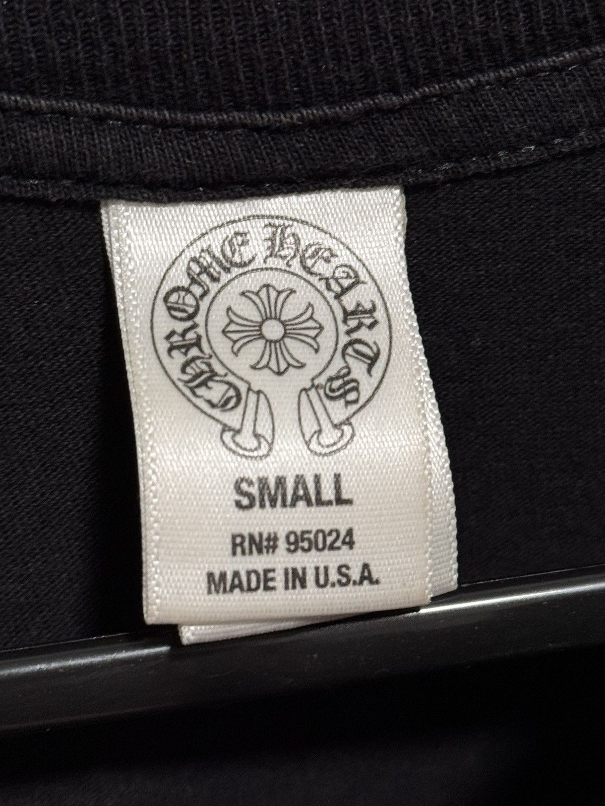 Chrome Hearts Chrome Hearts Hollywood Black Pocket Tee Size US S / EU 44-46 / 1 - 5 Thumbnail