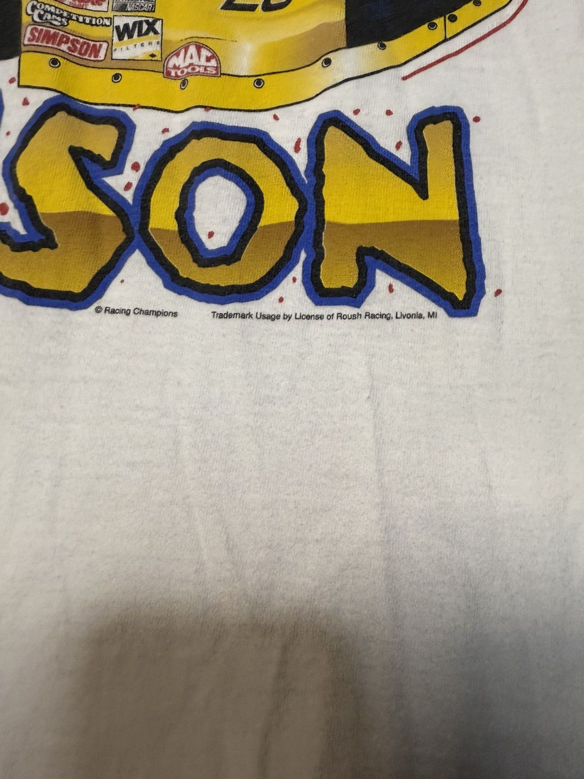 NASCAR Johnny Benson Cheerios Racing Nascar Tee Mens XL AOP Vintage Size US XL / EU 56 / 4 - 3 Thumbnail
