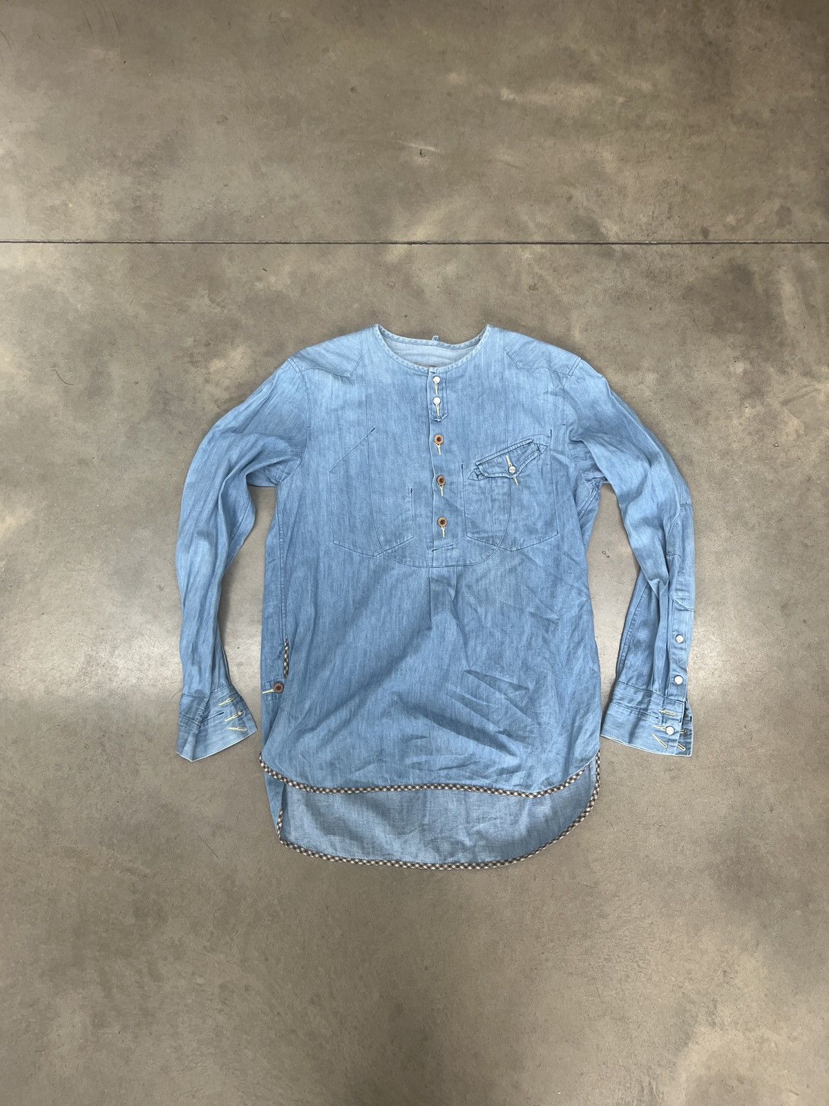 Takahiromiyashita The Soloist. cowboy shirt V. Size US M / EU 48-50 / 2 - 1 Thumbnail