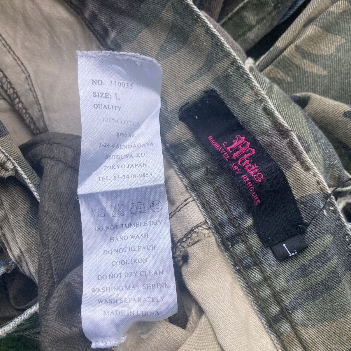 If Six Was Nine MIDAS BONDAGE CAMO BOOT CUT PANTS Size US 33 - 9 Thumbnail