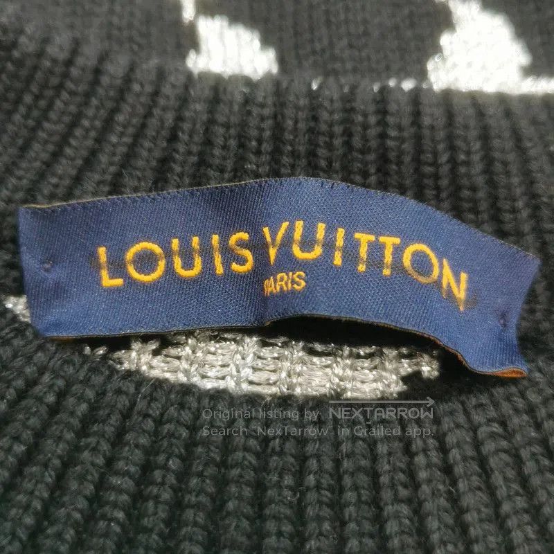 Louis Vuitton Louis Vuitton Black and White Wool Blend Sweater. Size US XS / EU 42 / 0 - 8 Thumbnail
