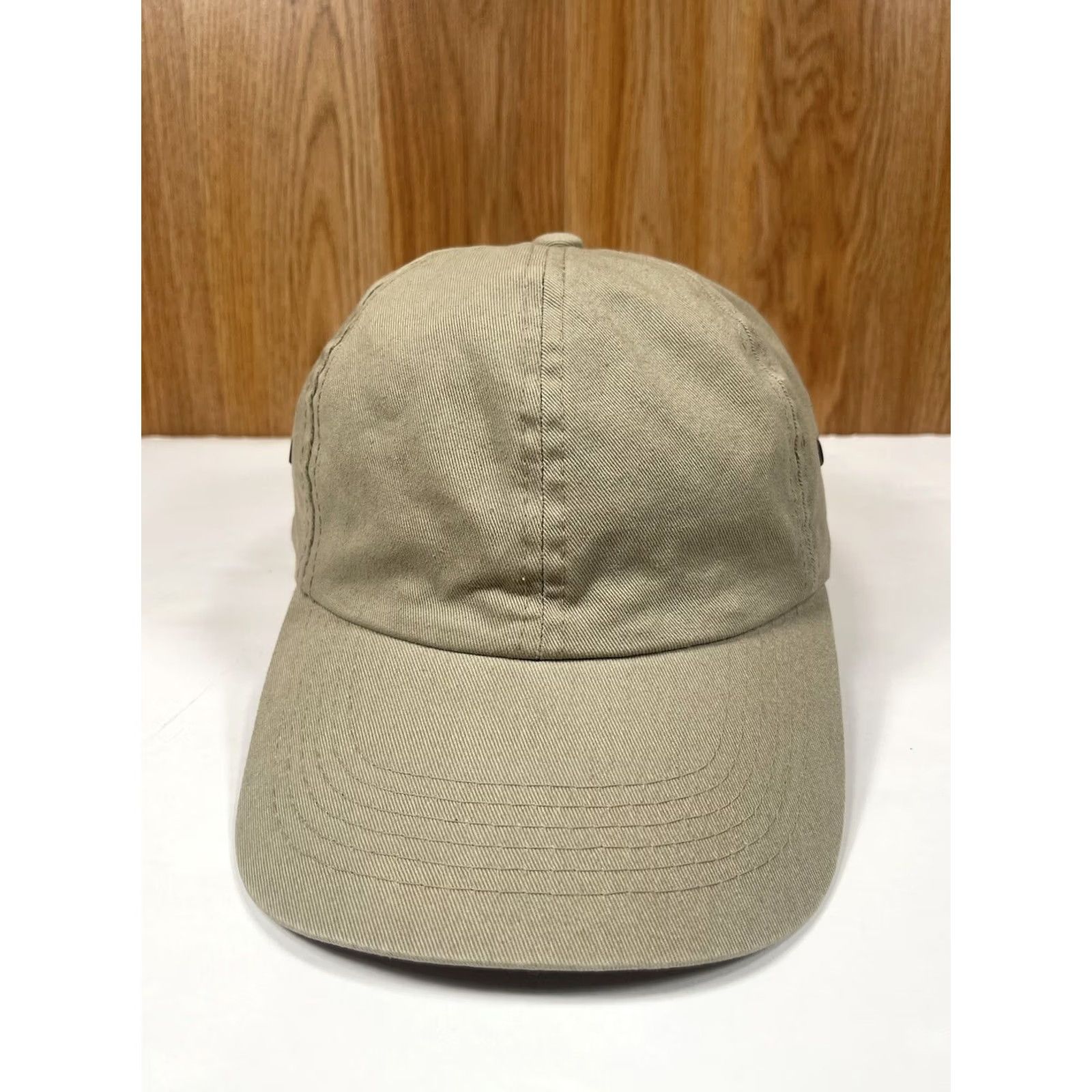 Vintage VINTAGE The G Cap Adjustable Strap Back Hat Cap One Size Beige 100% Cotton Pacific Headwear Mens Cap Beige Solid Cotton Cap Accessories Size ONE SIZE - 2 Thumbnail