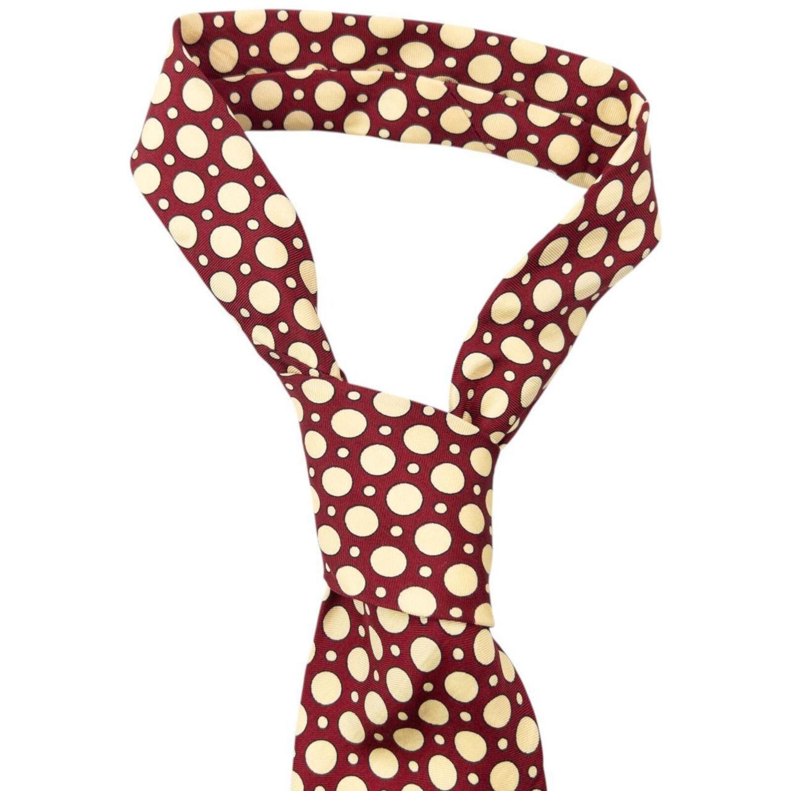 Burberry Vintage 90s Burberry Polka Dot Silk Tie Size ONE SIZE - 2 Thumbnail