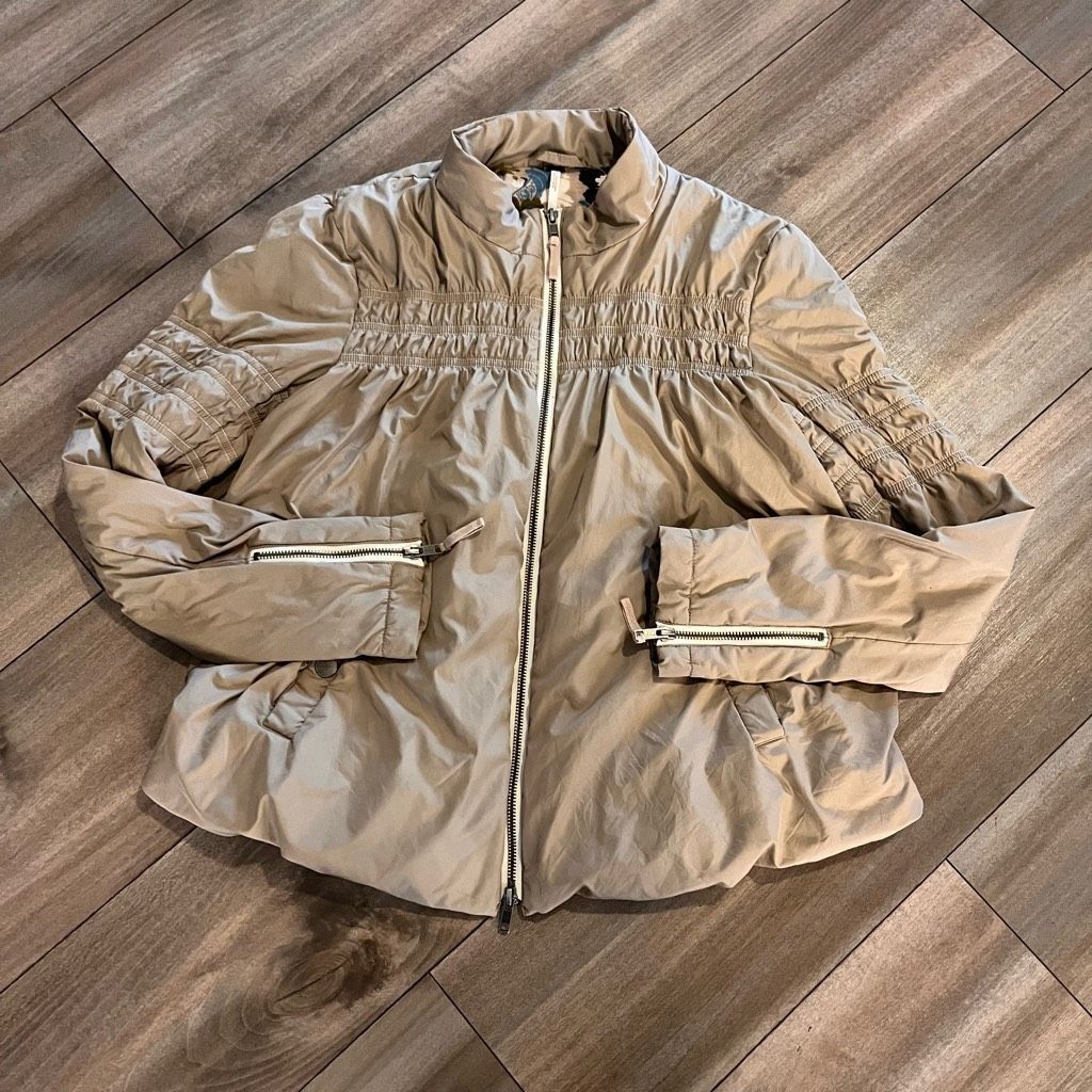 Free People Free People Tan Nylon Casual Full Zip Jacket Women Small Size S / US 4 / IT 40 - 1 Thumbnail
