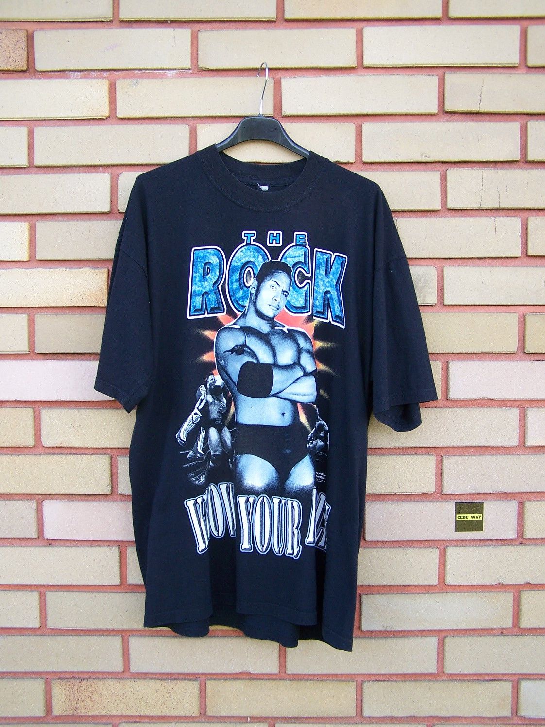 Vintage × WWF Vintage The Rock 1999 wwf tee Size US XL / EU 56 / 4 - 1 Thumbnail
