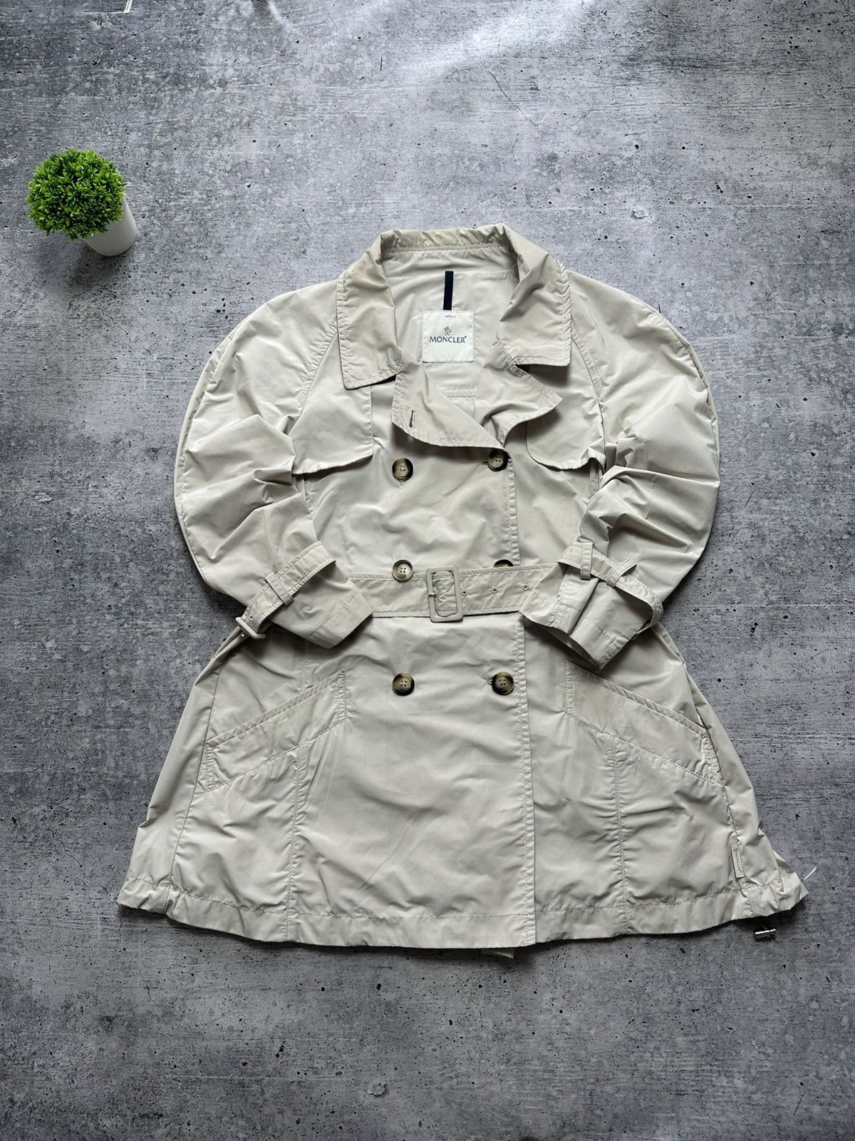 Moncler Moncler Isis Giubbotto Mid Trench Nylon Jacket Coat Size XL / US 12-14 / IT 48-50 - 2 Thumbnail