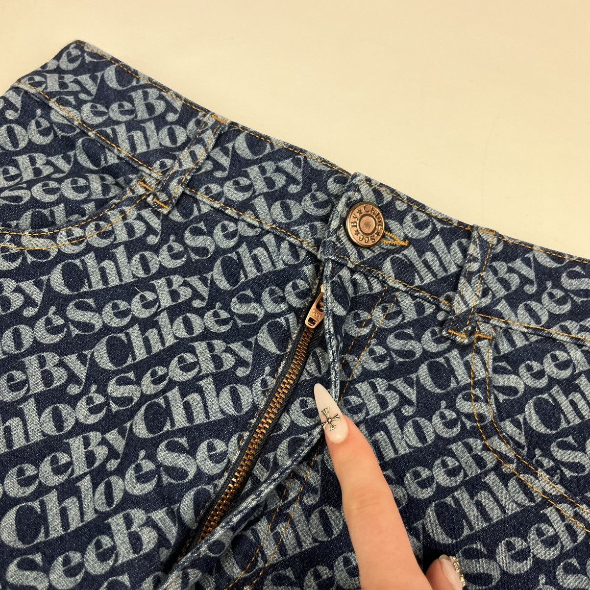 See by Chloe See By Chloé denim jeans mini skóry Size 25" / US 0 / IT 36 - 7 Thumbnail
