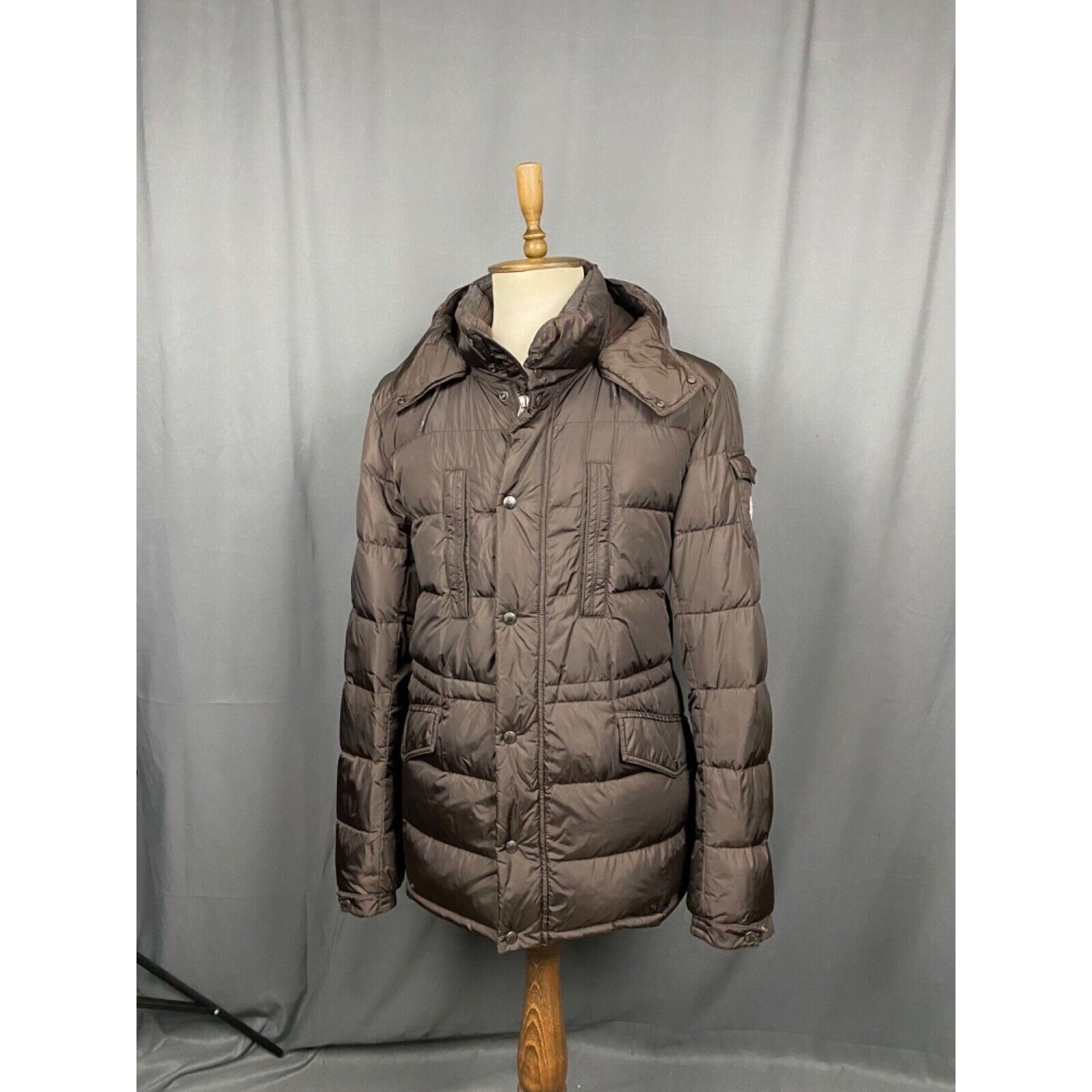 Moncler MINT! Moncler Herbert Giubbotto Men's Brown Down Insulated P Size US XXL / EU 58 / 5 - 4 Thumbnail