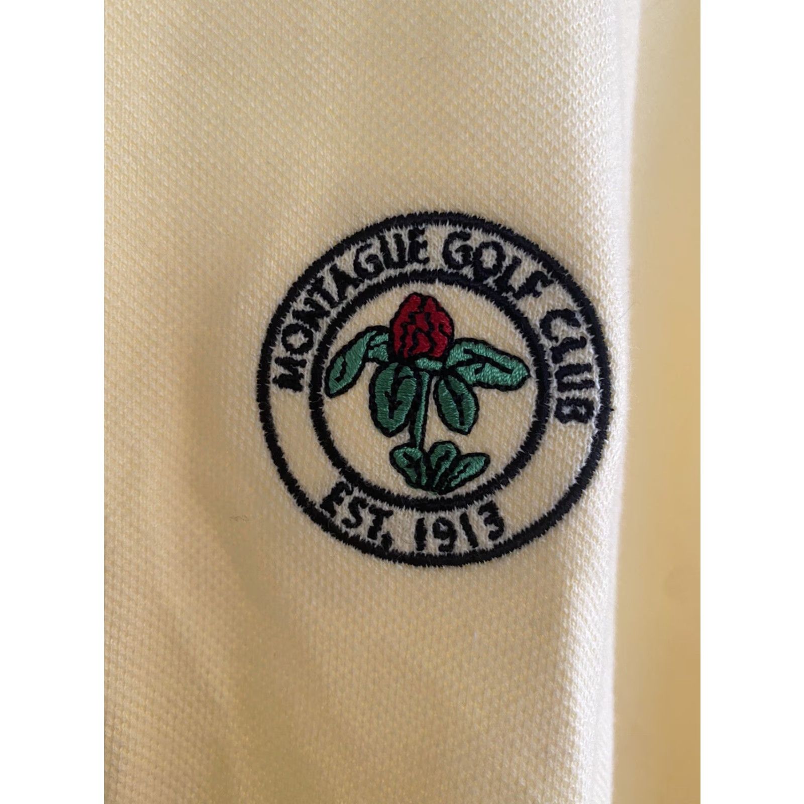 Vintage New Mens Duck & Hyde Large Golf Polo Montague Club Yellow L NWT VT Size US L / EU 52-54 / 3 - 6 Thumbnail