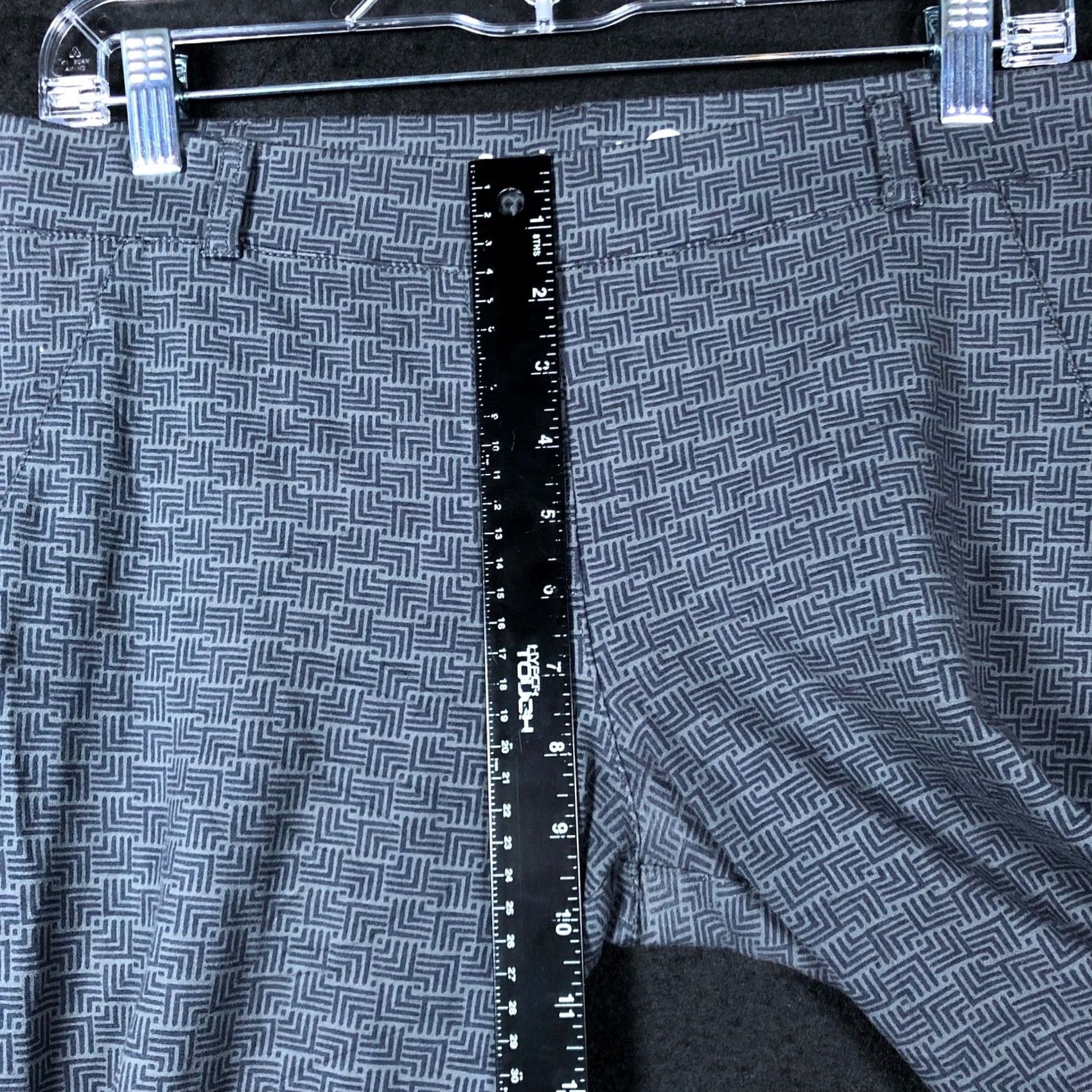 Vintage Betabrand Womens Pants Gray Pattern Pull On Straight Leg Active Lounge Petite M Menstrual Size 24" / US 00 / IT 34 - 7 Thumbnail