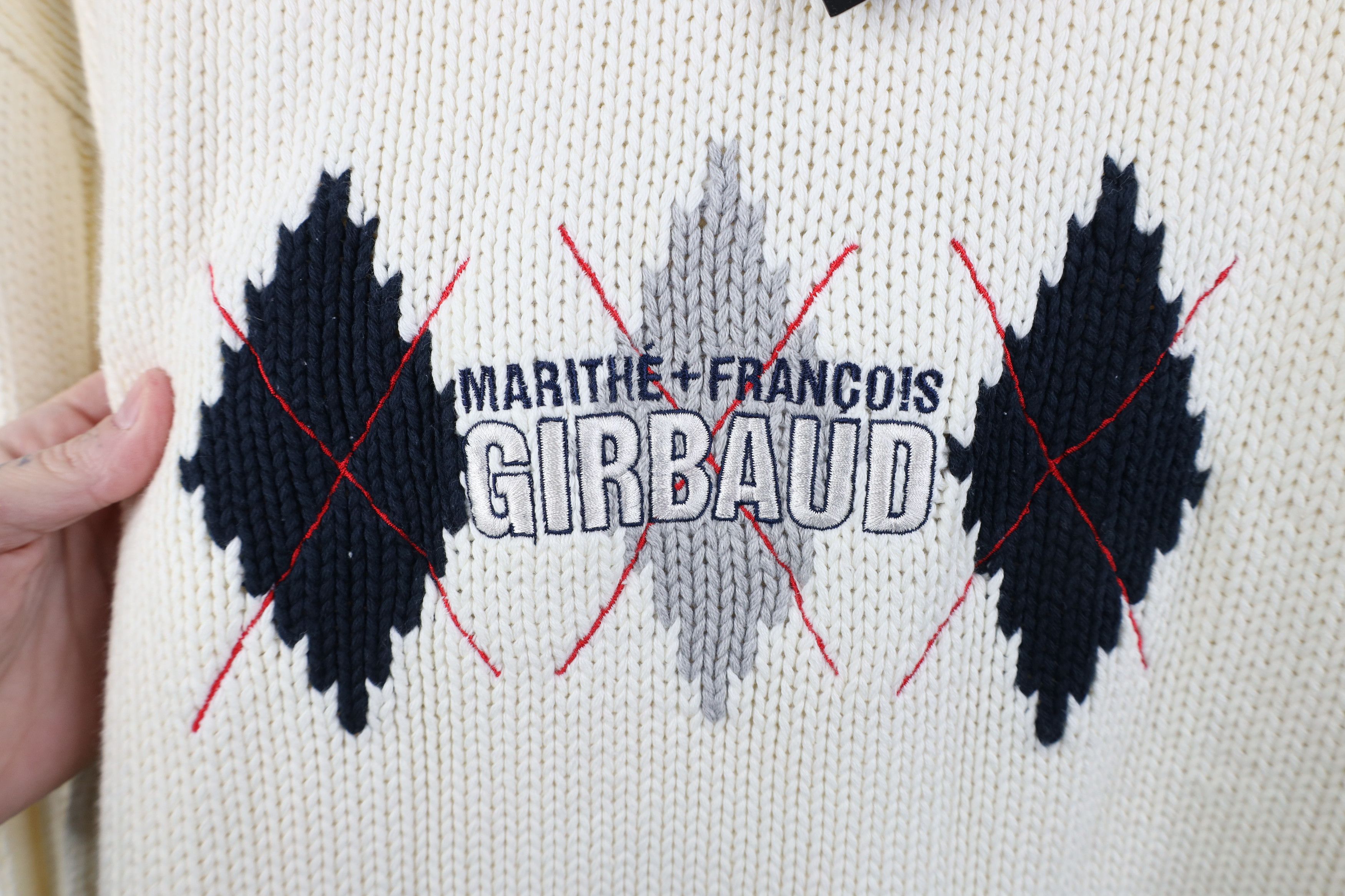 Marithe + Francois Girbaud Deadstock Vintage 90s Marithe Francois Girbaud Knit Sweater Size US L / EU 52-54 / 3 - 4 Thumbnail