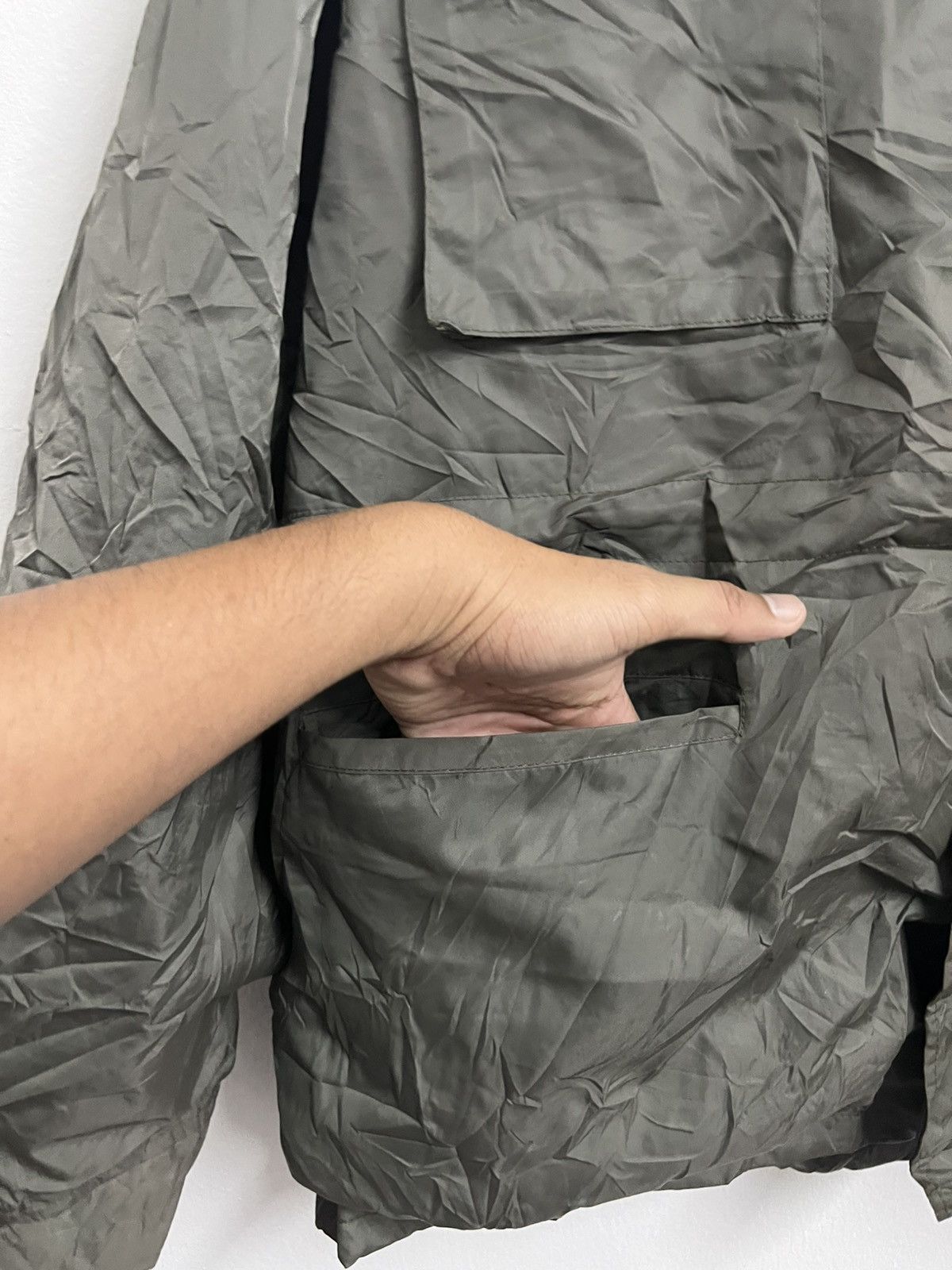 Japanese Brand 💥Japanese Brand Fall Nylon Army Type Wintercoat Size US L / EU 52-54 / 3 - 5 Thumbnail