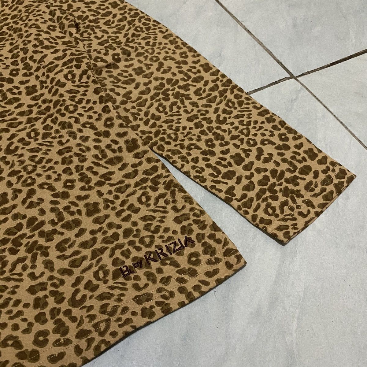 Krizia B by Krizia Leopard Printed Longsleeve Size L / US 10 / IT 46 - 6 Thumbnail