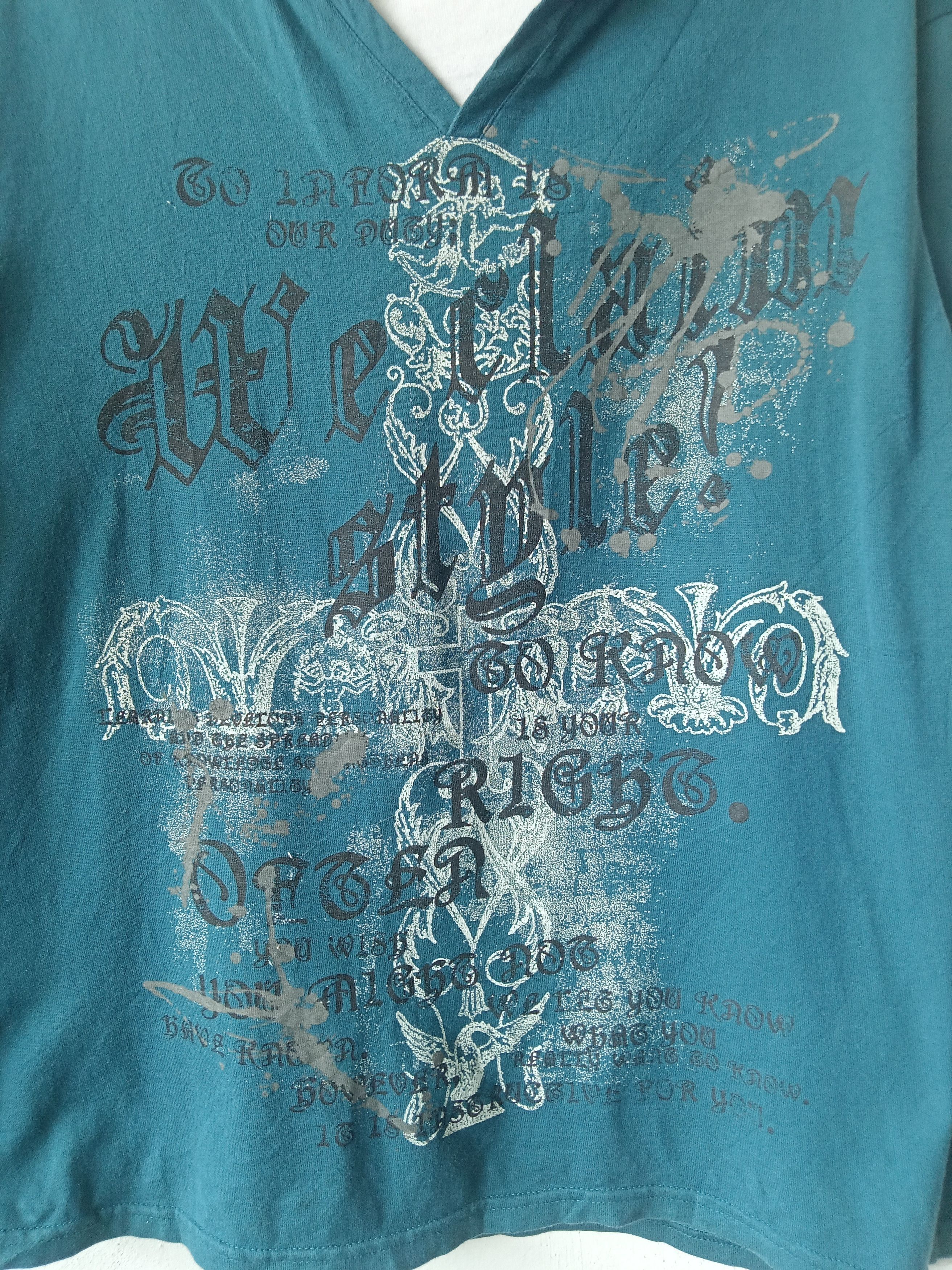 Affliction Japanese Seditionaries Zapatear Printed LS Tshirt Size US L / EU 52-54 / 3 - 2 Thumbnail