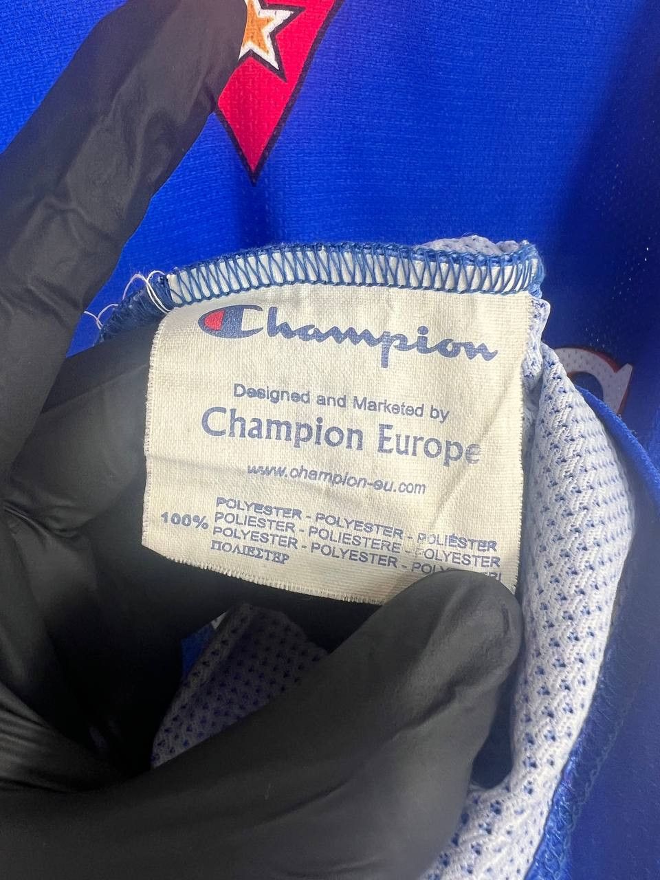 Champion × Vintage ALLEN IVERSON #3 PHILADELPHIA 76ERS JERSEY NBA SIZE M Size US M / EU 48-50 / 2 - 7 Thumbnail
