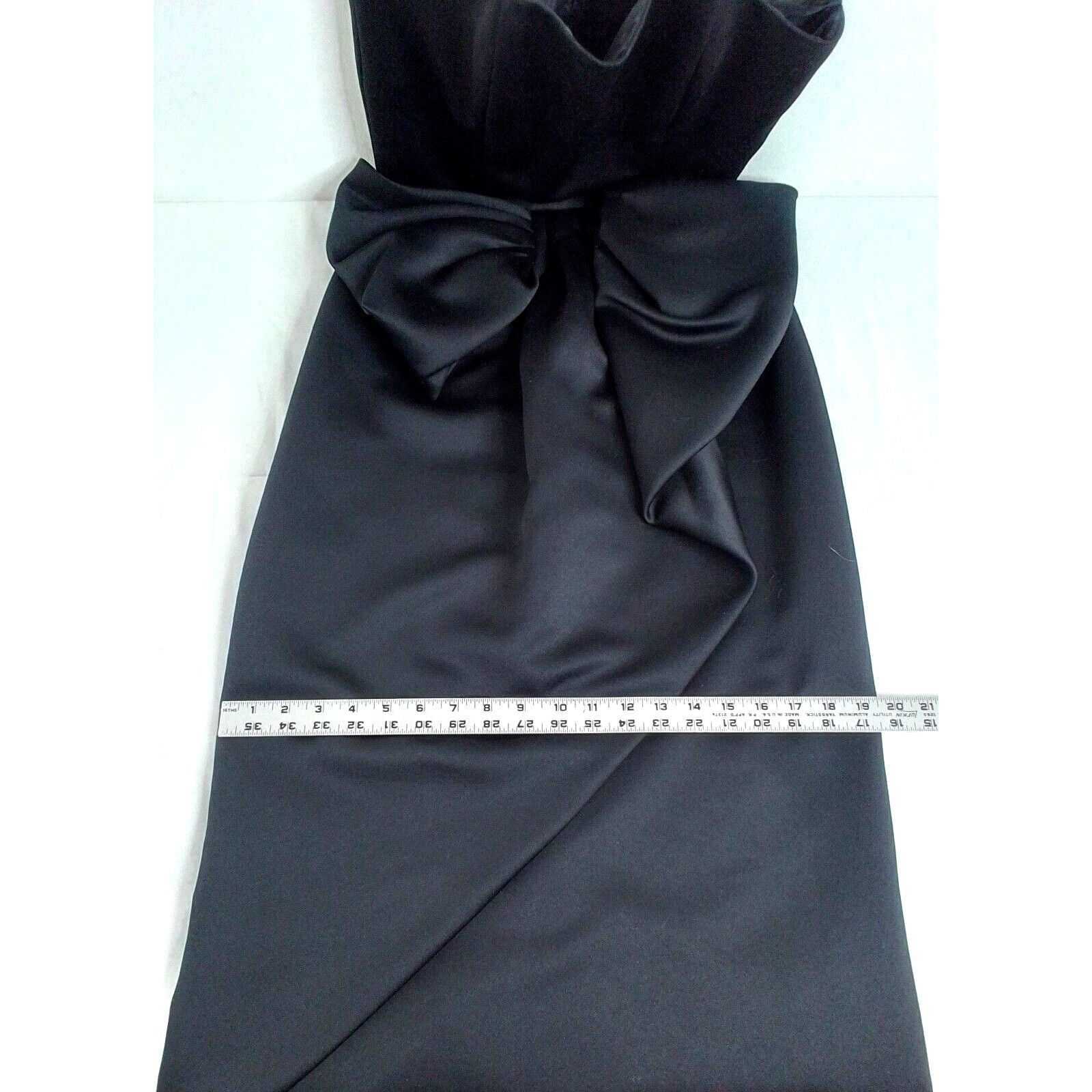 Other Victor Costa Dress Women's 6 Black Old Hollywood Glam VTG Size M / US 6-8 / IT 42-44 - 9 Thumbnail