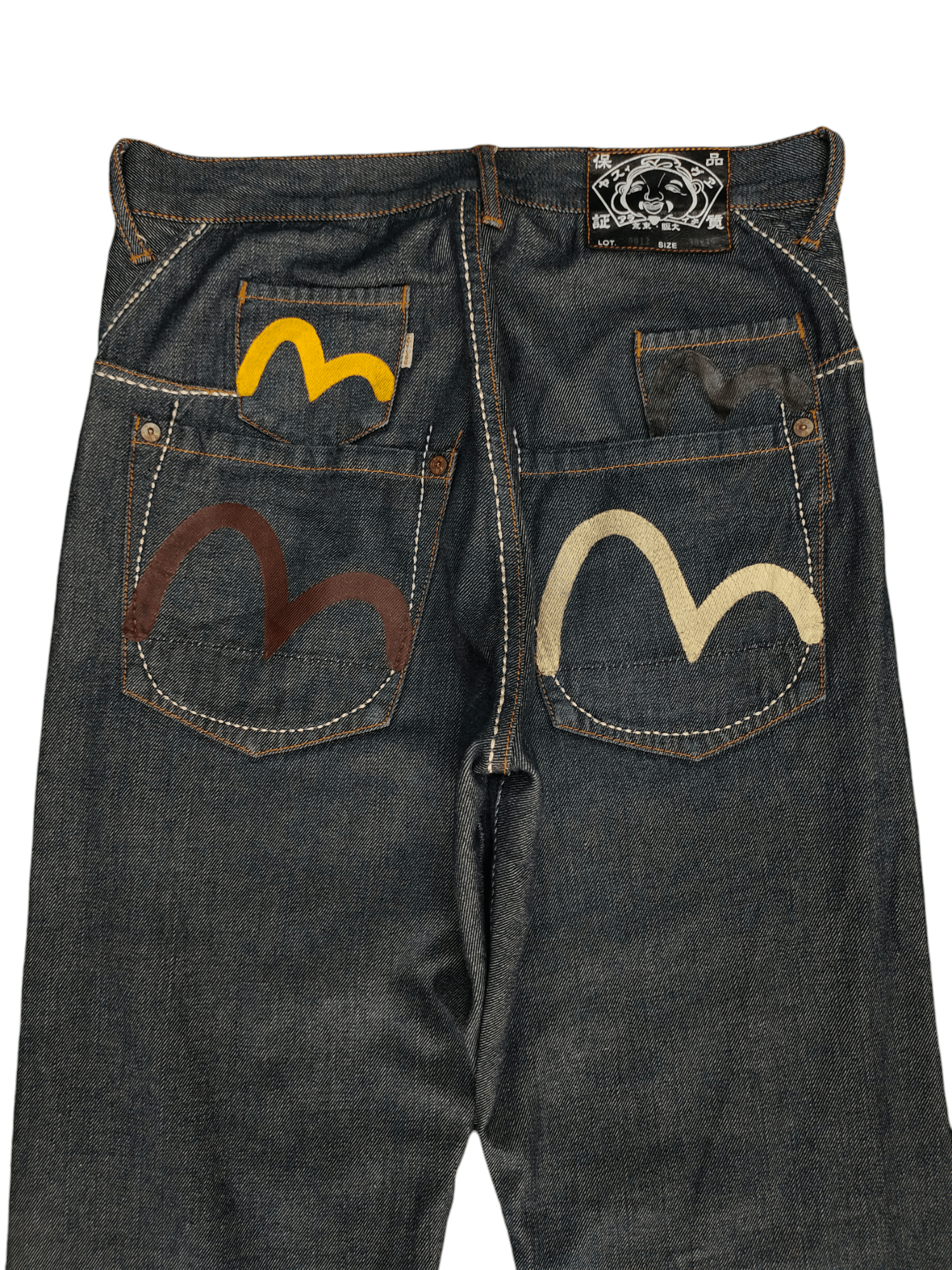 Evisu Evisu Multi Pocket Seagull Selvedge Denim Jeans Y2k Size US 30 / EU 46 - 1 Thumbnail