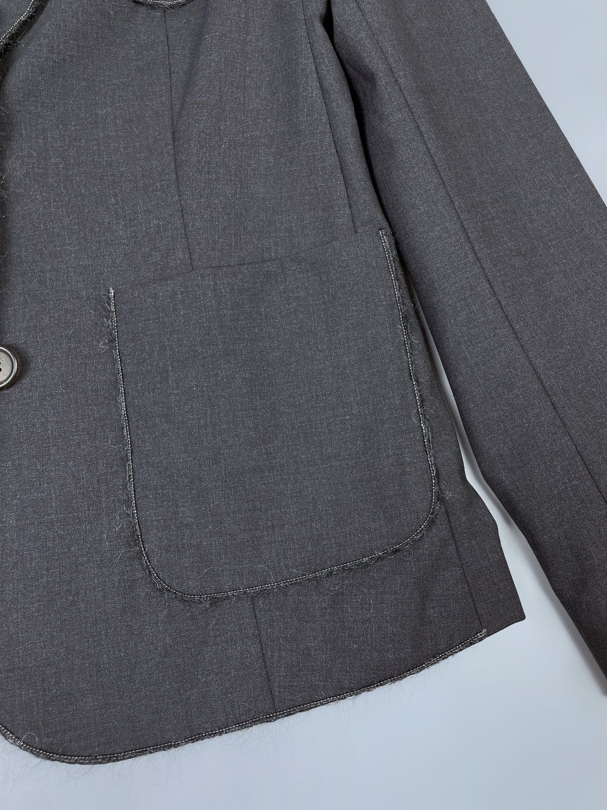 Brunello Cucinelli Brunello Cucinelli Wool Applique Pocket Blazer Jacket 40 Size S / US 4 / IT 40 - 12 Thumbnail