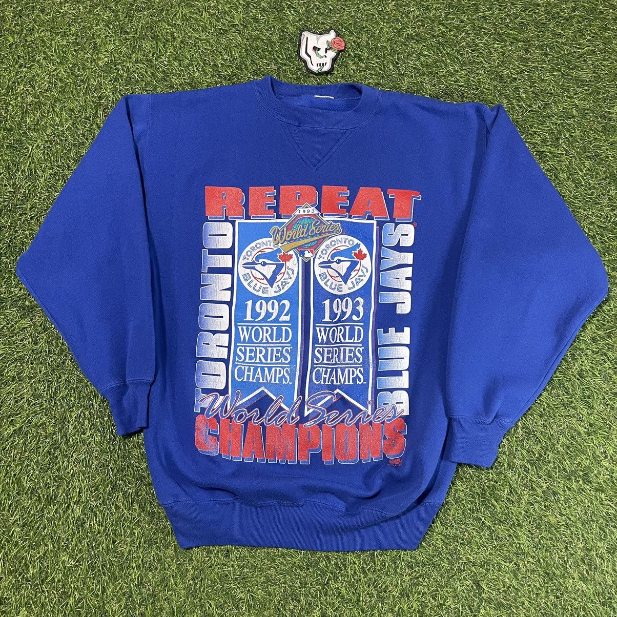 Rare vintage 1993 Toronto Blue Jays MLB Crewneck sweatshirt. Made in the  USA.