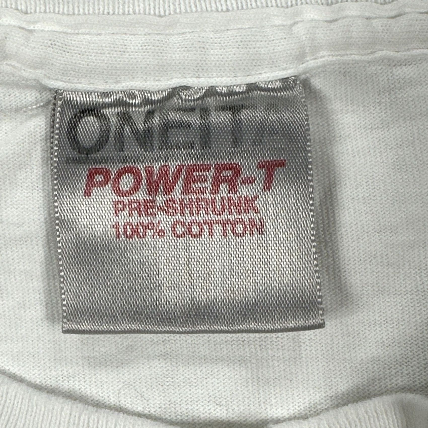 Vintage VINTAGE Oneita T-Shirt Stoogies 90s White Crew Neck Short Sleeve 3 Graphic Print Mens Size US M / EU 48-50 / 2 - 3 Thumbnail