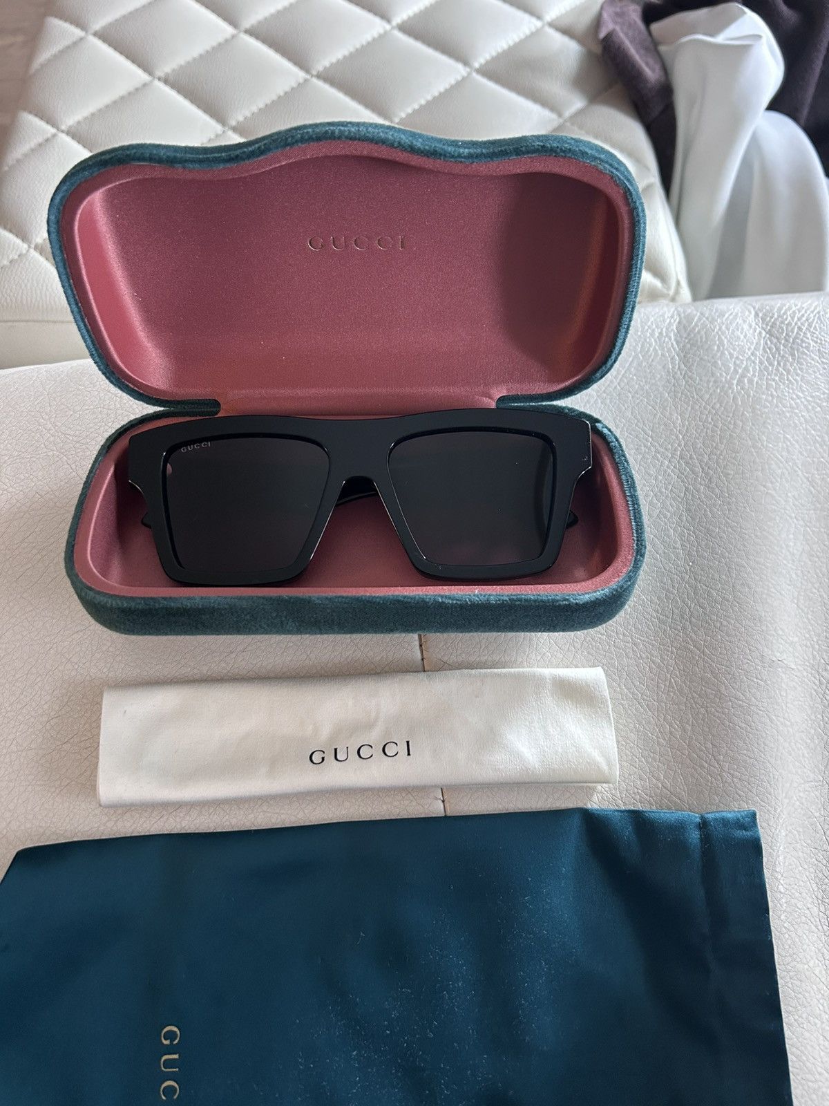 Gucci Gucci Square-Framed Sunglasses GG0962S 005 Size ONE SIZE - 4 Thumbnail