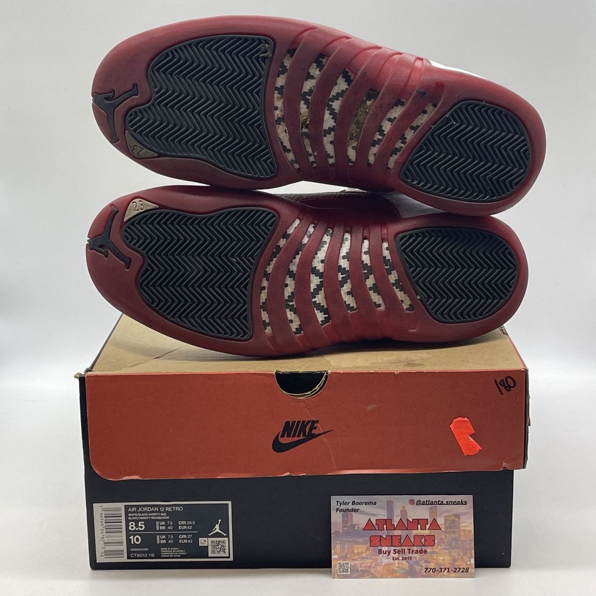 Jordan Brand Air Jordan 12 Cherry Size US 8.5 / EU 41-42 - 7 Thumbnail