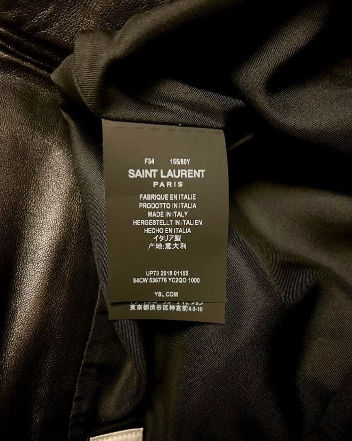 Saint Laurent Paris × Yves Saint Laurent Saint Laurent 19ss Skirt Leather Skirt2410-Nextarrow Size S / US 4 / IT 40 - 7 Thumbnail