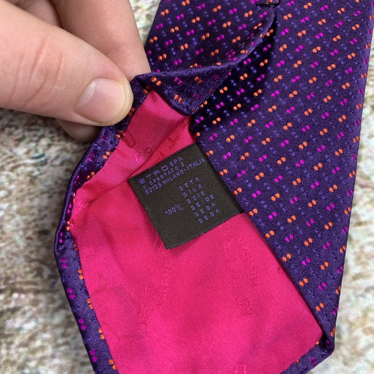 Etro Etro Silk Tie Size ONE SIZE - 5 Thumbnail