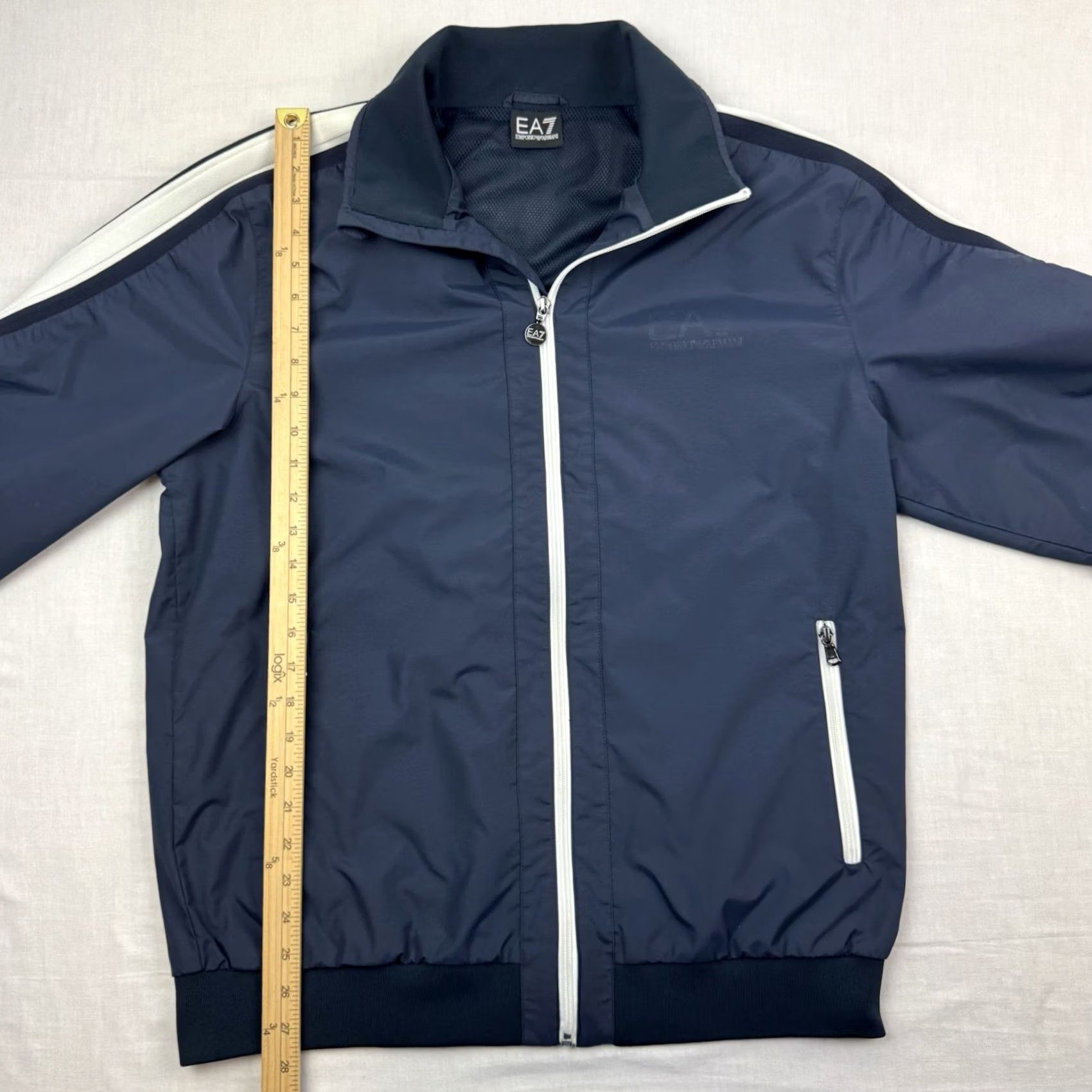 Emporio Armani Emporio Armani Ea7 Windbreaker Jacket Men 2XL Blue Zip Collared Full Zip Lightweight Casual TravelBlocked Size US XXL / EU 58 / 5 - 7 Thumbnail