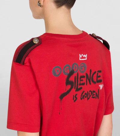 Dolce & Gabbana o1y0925 Oversize T-Shirt in Red Size S / US 4 / IT 40 - 3 Thumbnail
