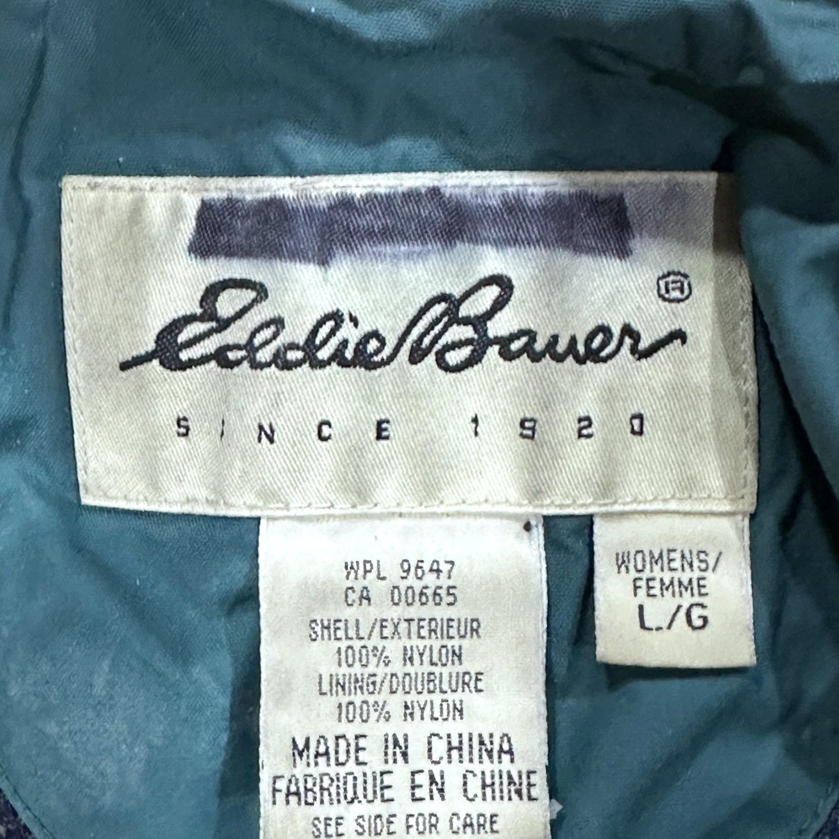 Eddie Bauer VINTAGE Eddie Bauer Jacket Womens L Green Hooded Waterproof Nylon BLEMISH Zipper Rain Coat All Seasons Windproof Full Zip Casual Womens Size L / US 10 / IT 46 - 7 Thumbnail