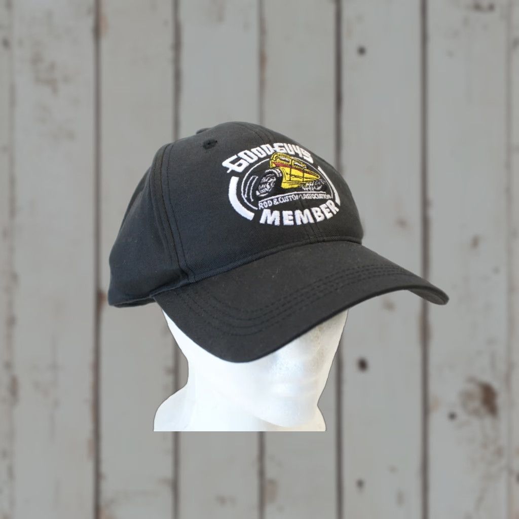 Vintage VINTAGE Good Guys Member Hot Rod & Custom Association Black Snapback Dad Hat Unbranded Unisex Adults Adjustable Baseball Cap Black Hats Mens Size ONE SIZE - 1 Thumbnail
