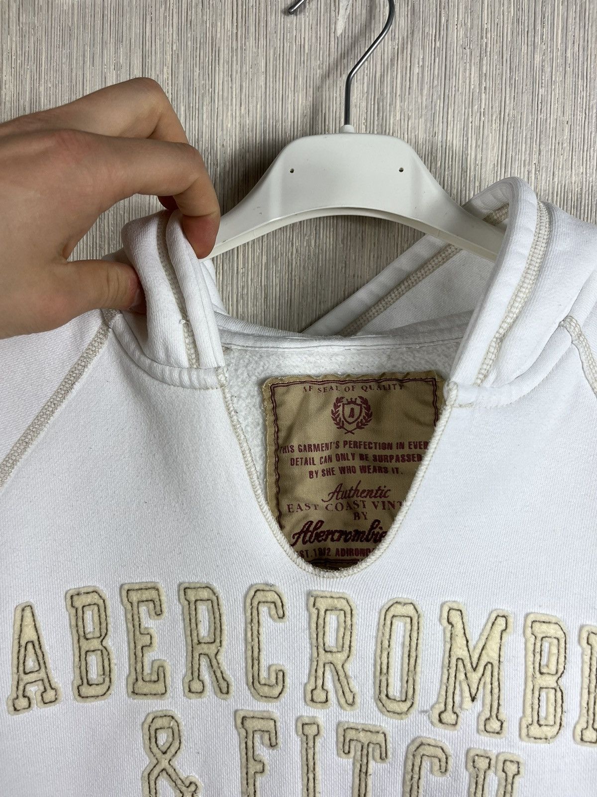 If Six Was Nine × Le Grande Bleu (L.G.B.) × Vintage Vintage Abercrombie & Fitch cut neck distressed hoodie y2k Size M / US 6-8 / IT 42-44 - 19 Thumbnail
