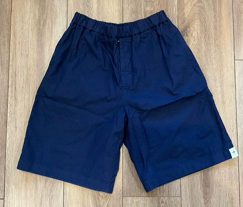Jil Sander JIL SANDER Men's Navy Cotton Shorts-yf Size US 30 / EU 46 - 1 Thumbnail