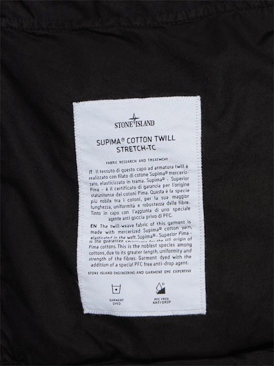 Stone Island o1lsvrm0425 Short Stretch Cotton Parka in Black Size US XL / EU 56 / 4 - 6 Thumbnail