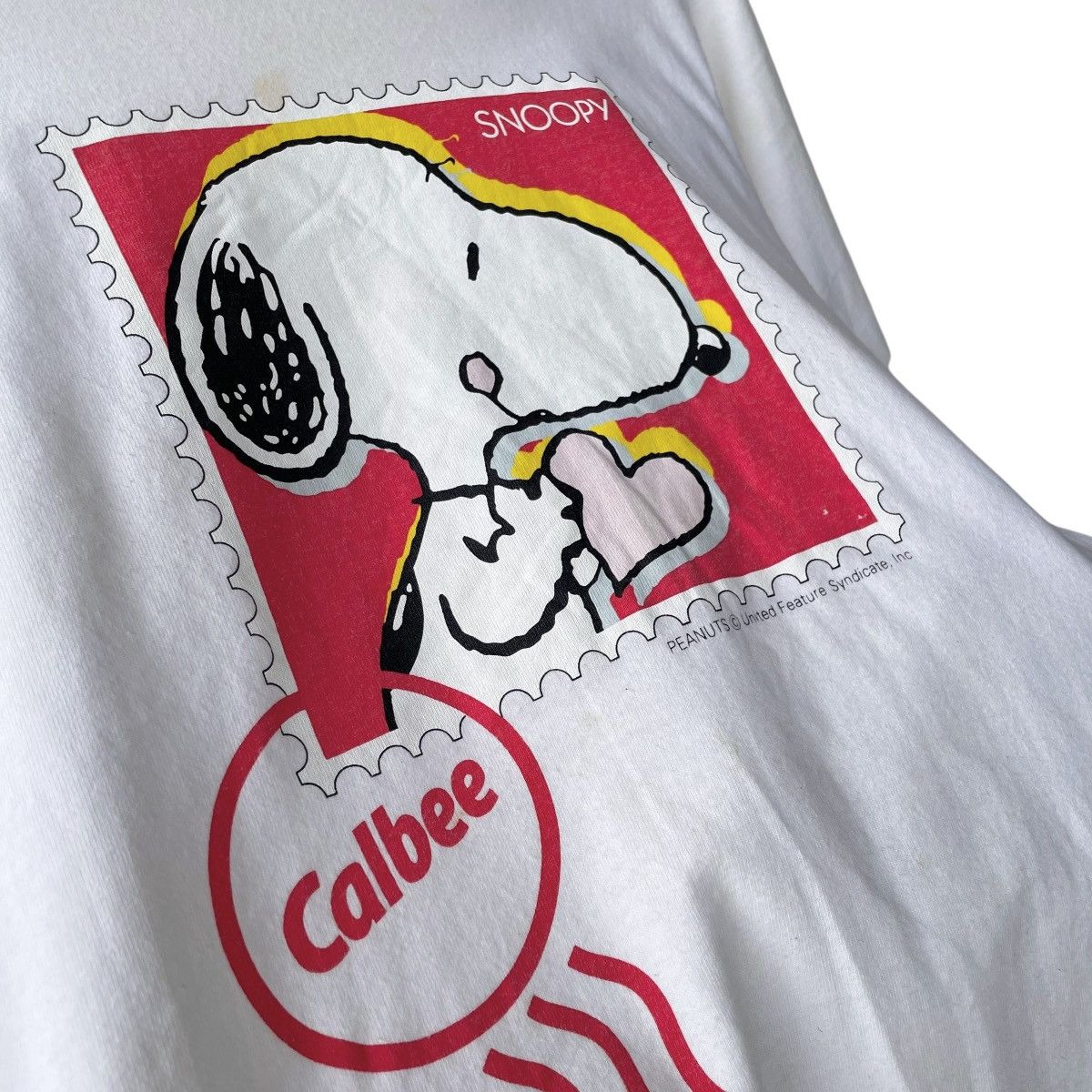 Vintage Snoopy Peanuts X Calbee Japan Vintage 1990s Promo Tee Size US S / EU 44-46 / 1 - 4 Thumbnail