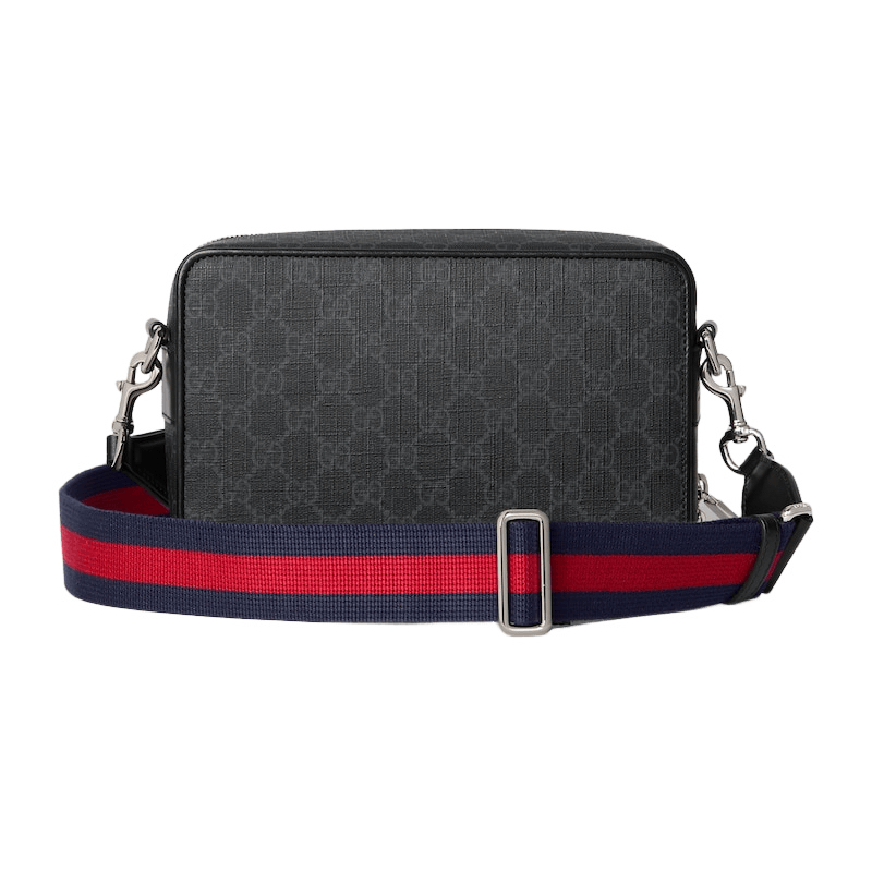 Gucci GUCCI $1500 Black GG Canvas Small Shoulder Bag New Size ONE SIZE - 3 Thumbnail