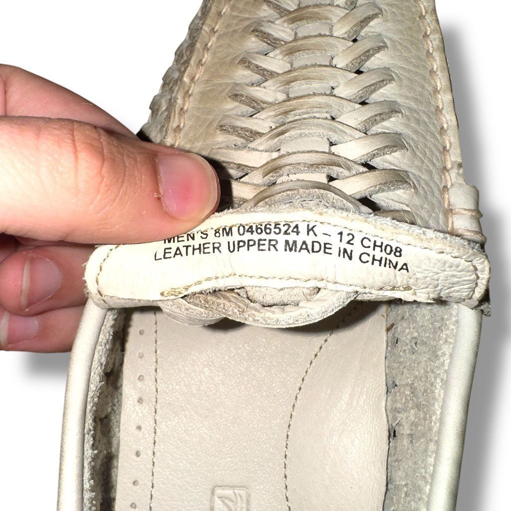 Sperry New Sperry Top Sider Distressed Off-White Woven Loafers Sz 8 Size US 8.5 / EU 41-42 - 11 Thumbnail