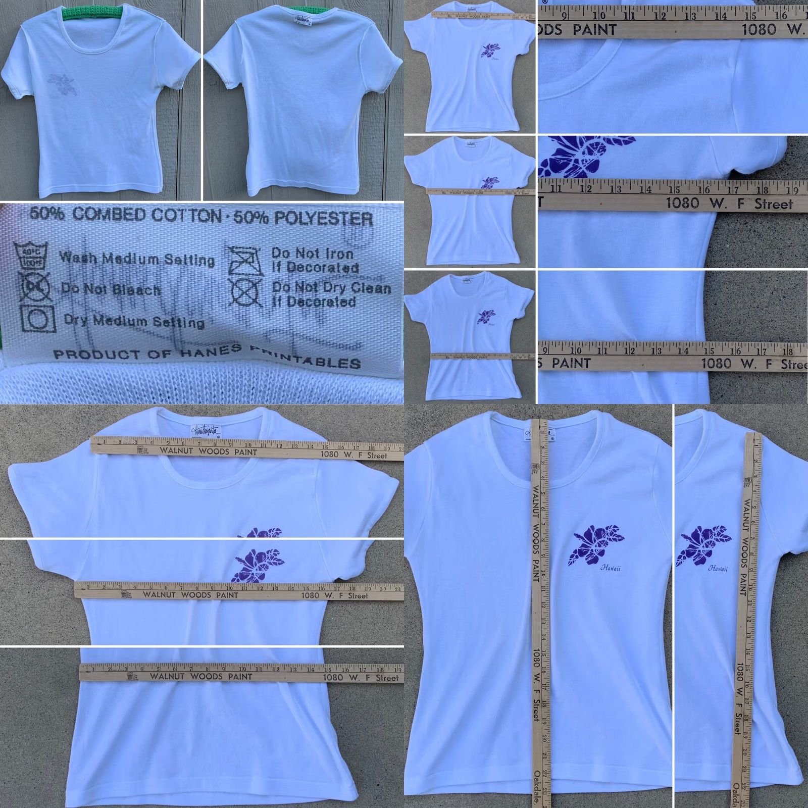 Hanes VINTAGE Hanes Hawaii t shirt womens ladies XL made in USA 80s tee Size XL / US 12-14 / IT 48-50 - 8 Thumbnail