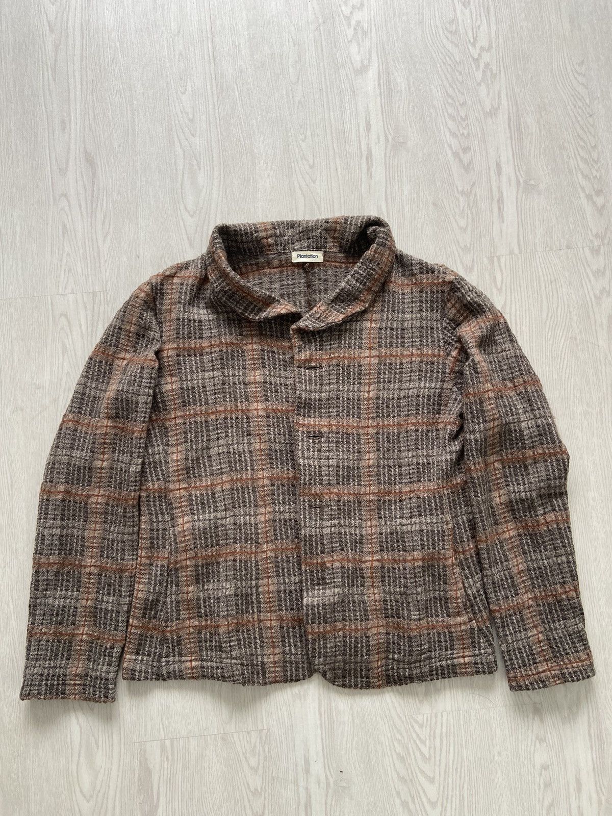 Issey Miyake Vintage 1980’s Plantation By Issey Miyake Buttonless Wool Size US M / EU 48-50 / 2 - 1 Thumbnail