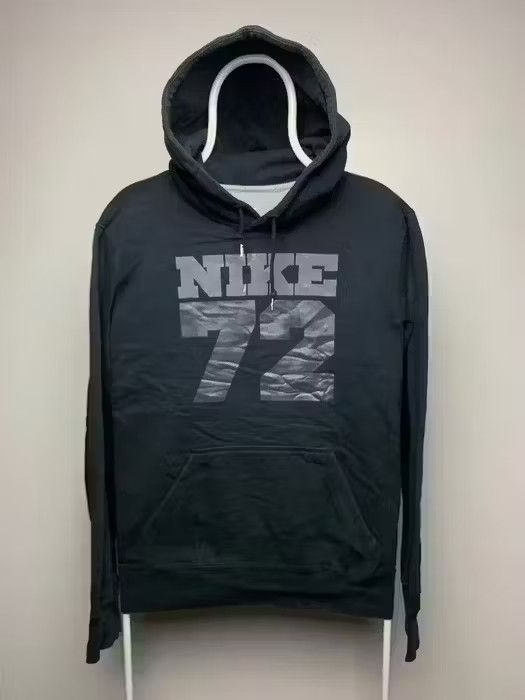 Nike Nike hoodie vintage striped spellout black big logo Size US L / EU 52-54 / 3 - 1 Thumbnail