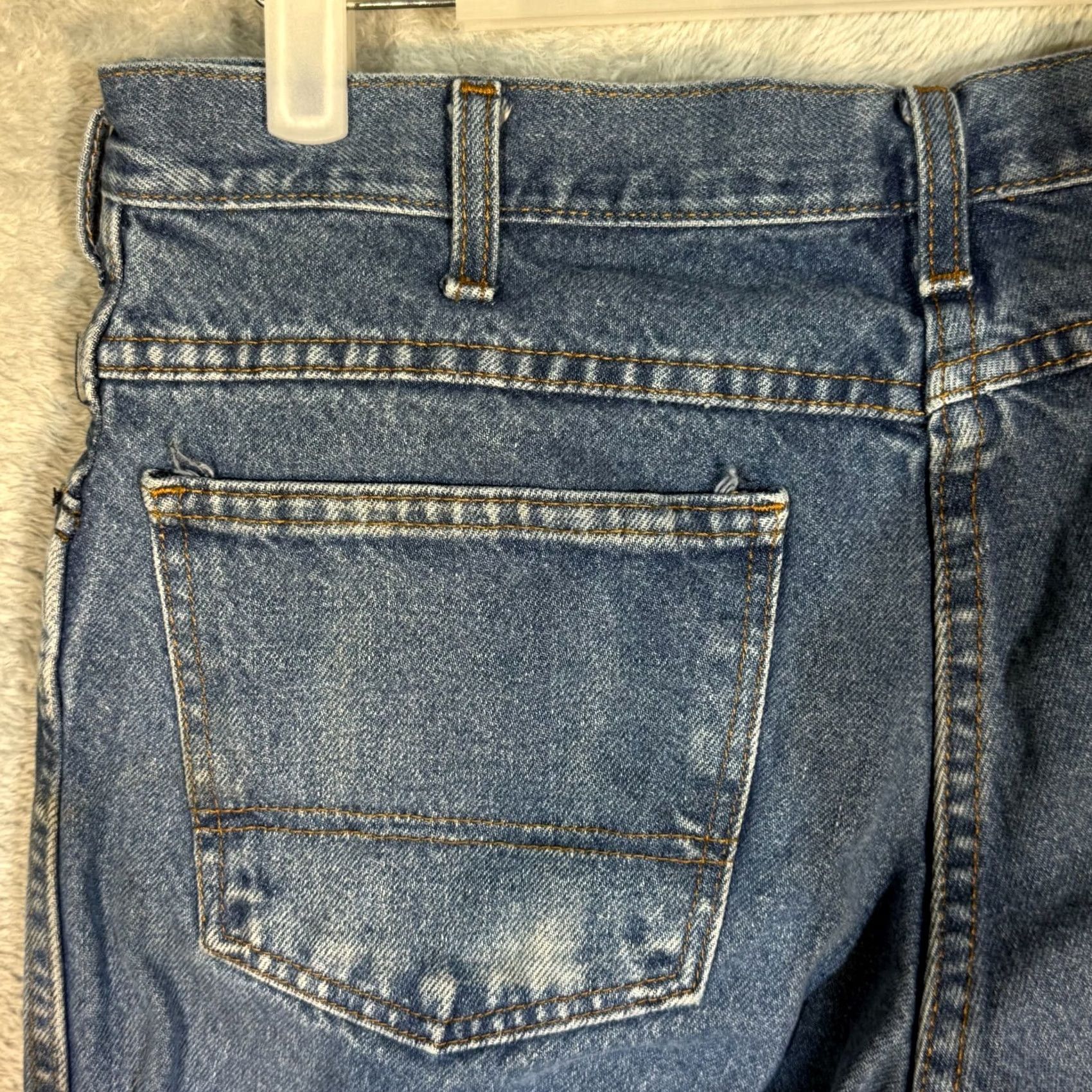 Dickies Dickies Carpenter Jeans Mens 34x34 Blue Denim Regular Fit Workwear Size US 34 / EU 50 - 6 Thumbnail