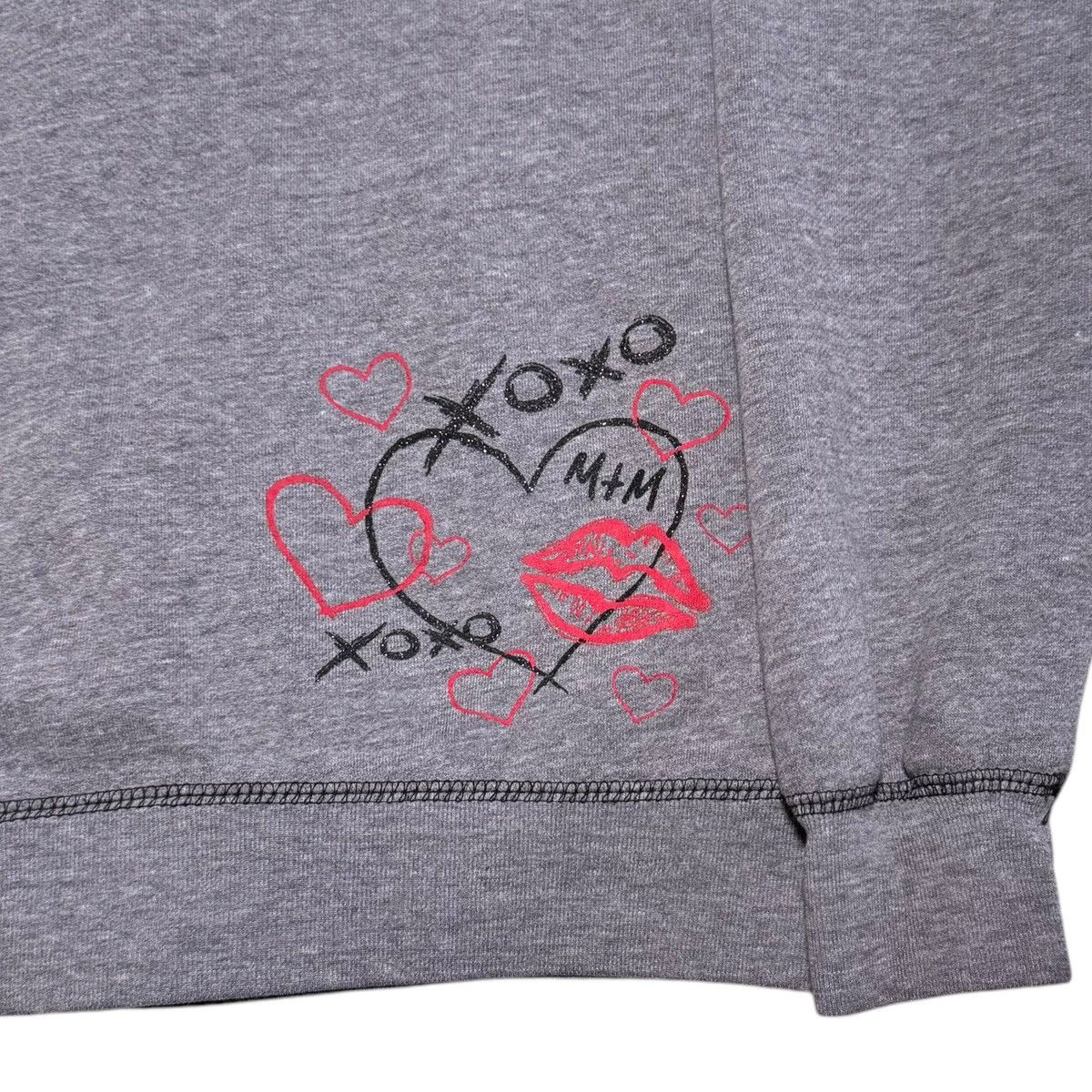 Disney Mickey Minnie Mouse Gray Distressed Sweatshirt Women’s XS Size XS / US 0-2 / IT 36-38 - 5 Thumbnail