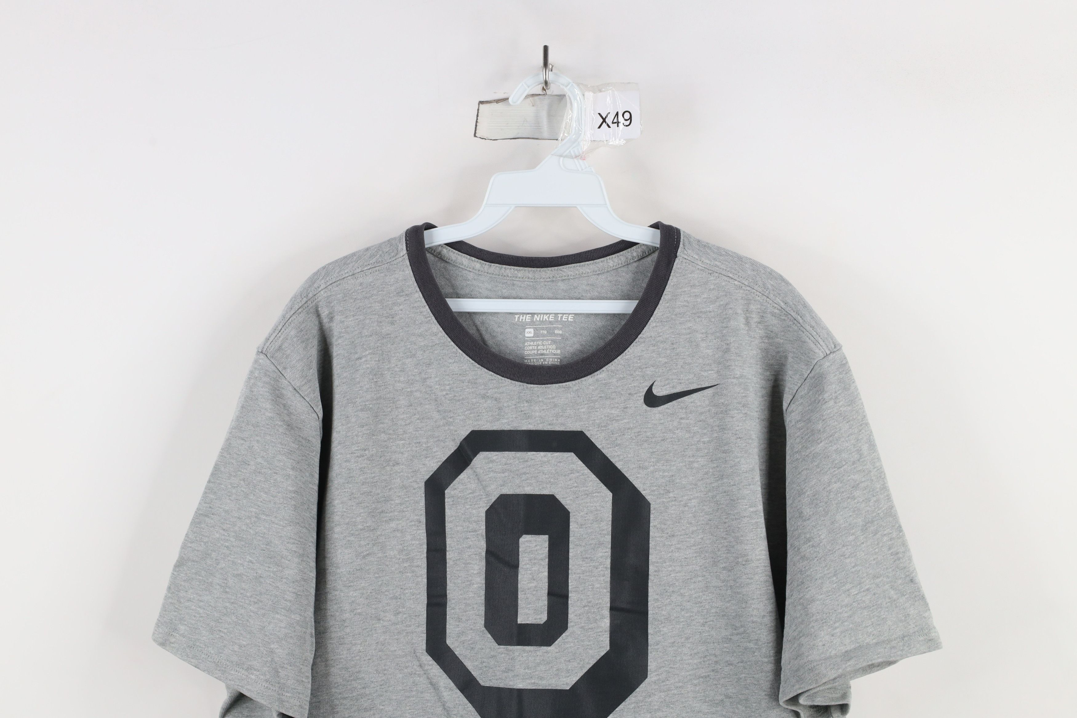 Nike × Vintage Nike Ohio State University Heavyweight Short Sleeve T-Shirt Size US XXL / EU 58 / 5 - 2 Thumbnail