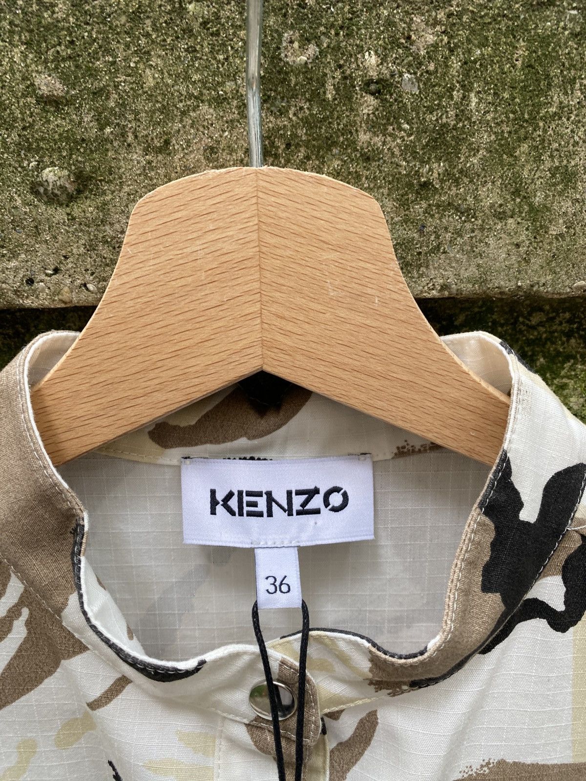 Kenzo Kenzo Camo Long Shirt Buttons Up New Size M / US 6-8 / IT 42-44 - 2 Thumbnail