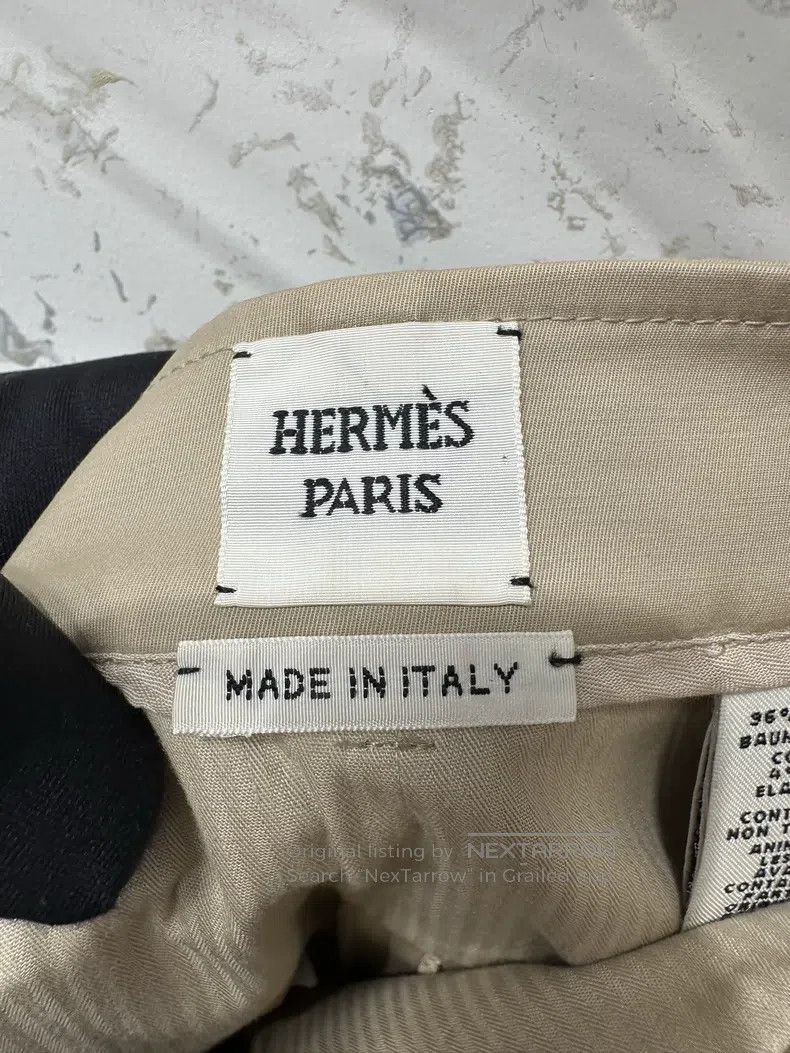 Hermes Hermes Khaki Short Pants Size 24" / US 00 / IT 34 - 2 Thumbnail