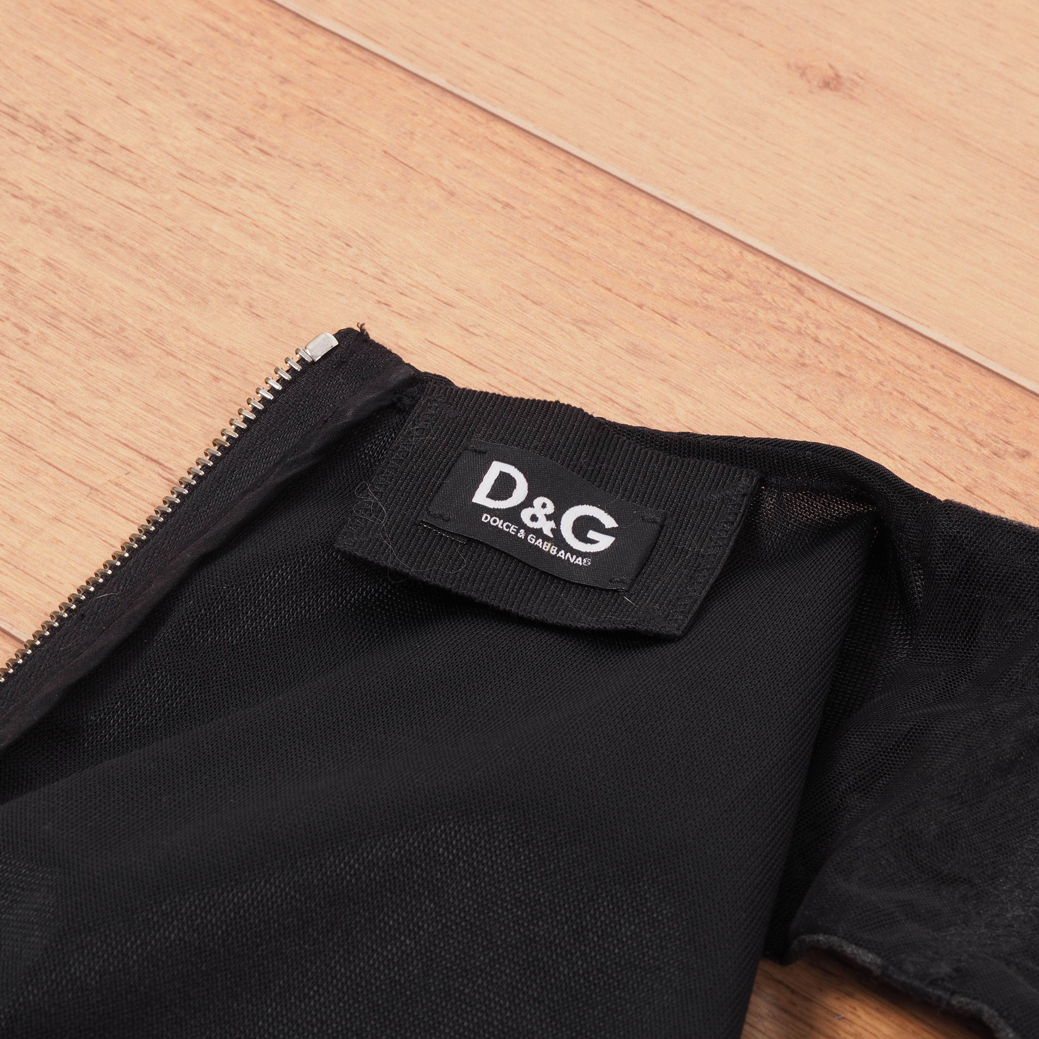 Dolce & Gabbana Dolce&Gabbana Vintage Gray Ruched Corset Style Zip Top Size M / US 6-8 / IT 42-44 - 6 Thumbnail