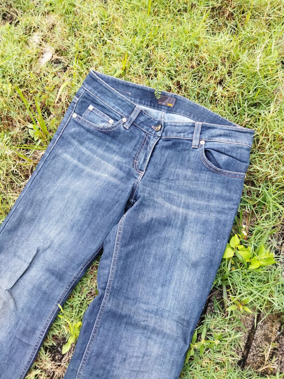 Fendi Fendi Cropped Blue Jeans Size 27" / US 4 / IT 40 - 5 Thumbnail