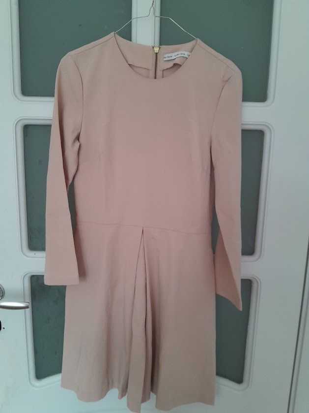& Other Stories Baby Pink Middy Dress Size M / US 6-8 / IT 42-44 - 1 Thumbnail
